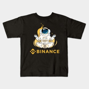 Binance bnb coin Crypto coin Crytopcurrency Kids T-Shirt